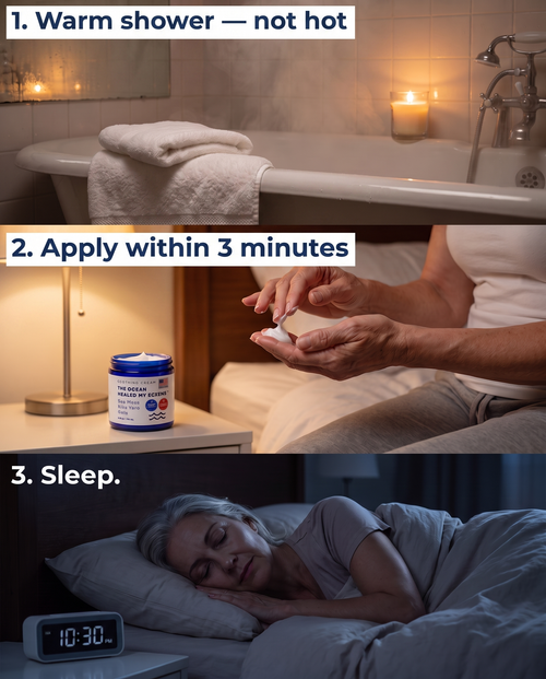 Seamora Night Calm™ — Sea Moss Soothing Cream